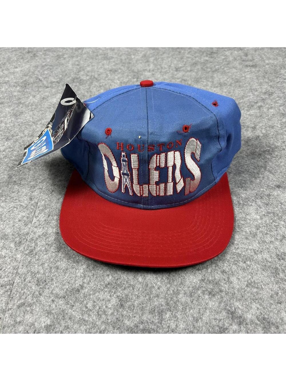NWT Vintage 90s Houston Oilers Football Hat SnapBack Cap NFL
